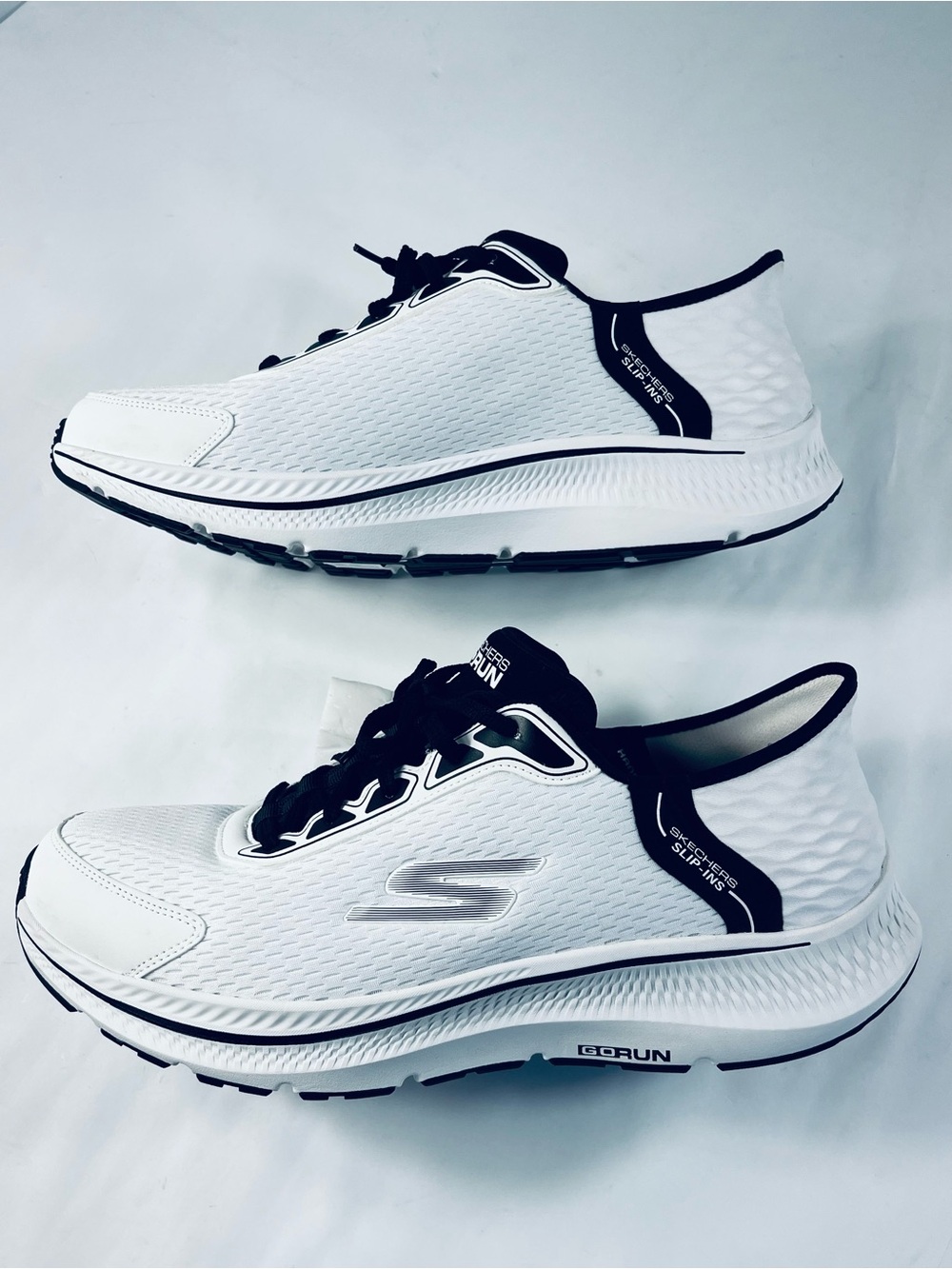 Skechers Go Run Slip -Ins Walking Sneakers #SN220863 Gray Black Men’s:13 NEW